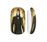 Ratón Inalámbrico - MANIACASE - Deus Ex Human Revolution - Negro - Clave USB Wi-Fi incluida - Compatible con Mac y PC