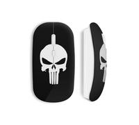 Ratón Inalámbrico - MANIACASE - El Castigador - Color Negro - Memoria USB Wifi incluida - Compatible con Mac y PC