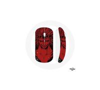 Ratón Inalámbrico - MANIACASE - Eustass Kid - Rojo - Compatible con Mac y PC - Llave USB wifi incluida