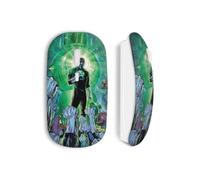 Ratón inalámbrico - MANIACASE - Linterna Verde - Color verde - USB wifi incluido - Compatible con Mac y PC