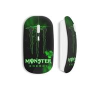 Ratón Inalámbrico - Monster Energy - Estilo Verde - USB Wifi - Compatible con Mac y PC - Verde