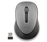 Ratón Inalámbrico NGS Dew Gray/ Hasta 1600 DPI/ Gris