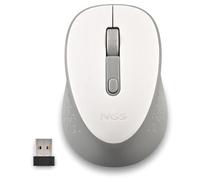 Ratón Inalámbrico NGS Dew White/ Hasta 1600 DPI/ Blanco