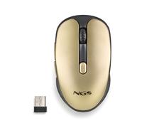 Ratón Inalámbrico NGS Evo Rust 1600DPI Dorado