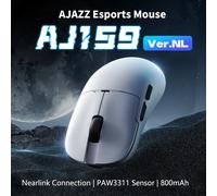 AJ159 NL Star Flash Gaming Ratón Profesional Ligero PAW3311 white