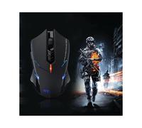 Ratón inalámbrico para juegos ET X-08 de 2000 DPI ajustable, 7 botones, 2.4G, profesional, con LED silencioso para PC.