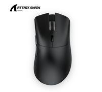 Ratón inalámbrico para jugadores Attack Shark R1, PAW3311 1KHZ 18000dpi, ratón Bluetooth, ratón Macro para juegos, alfombrilla para ratón/pc Black