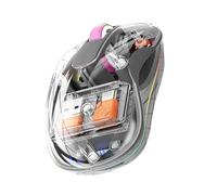 Ratón inalámbrico para ordenador portát , ratón inalámbrico con luces,Ratón Inalámbrico Recargable para Computadora - Ratón sin ruido para trabajar, aprender y jugar en sala de estar, dormitorio, bib