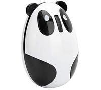 Ratón Inalámbrico Recargable, Mouse Panda óptico con Sensor de Alto Rendimiento y Distancia de Funcionamiento de 10 M, Enchufe y Juego para/OS X//Andriod/iOS, Diseño Lindo y