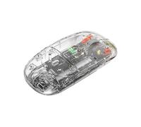 RatóN InaláMbrico Silencioso RatóN Transparente de 3 Modos 2,4G + BT para Ordenador PortáTil/Tableta