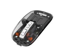 Xtrememac Ratón inalámbrico, diseño ergonómico, Recargable, Bluetooth y USB 2,4 GHz, 4 dpi Ajustables, Color Gris