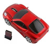 Ratón inalámbrico Wekity para coche, ergonómico, óptico, con mini receptor USB 2,4 G, ideal para PC,