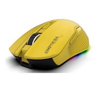 Ratón Inca IMG-328MX Óptico RF Wireless Bluetooth USB-C 12800 DPI Amarillo 7 Botones