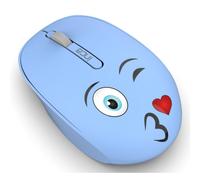 Ratón Inca IWM-245RM inalámbrico 1200 DPI ambidextro azul con receptor nano