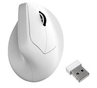 Ratón Keychron M5-A30 Wireless 12000 DPI USB-C Blanco Ergonomía Vertical