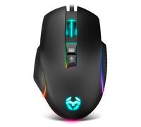 Raton Krom Keos Gaming Rgb 6400dpi Rgb Rainbow 7 Botones Usb Nxkromkeos