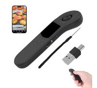 Ratón láser de aire con panel táctil, mando a distancia inalámbrico Bluetooth recargable para vídeo corto TikTok, presentación PPT, lector lateral de libro electrónico, disparador de cámara, para