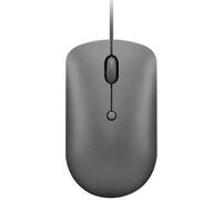 Lenovo Mouse 540 USB-C con conexión por Cable para PC, portátil, computadora con Windows o Sistema operativo Chrome, diseño ambidiestro, 4 Botones, tamaño Compacto, Gris tormenta