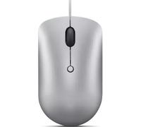 Lenovo 540 USB-C - Ratón de computadora con conexión por Cable para PC, portátil, computadora con Windows o Chrome OS - Diseño ambidiestro - 4 Botones - Tamaño Compacto - Gris Nube