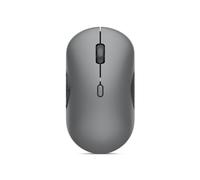 Lenovo 700 - Ratón Silencioso Inalámbrico Multidispositivo (Óptico Infrarrojo, Receptor USB, Bluetooth 5.3 Dual, Ergonómico, Ambidiestro, x1 Batería AA, Fácil Cambio Entre 3 Dispositivos) - Gris