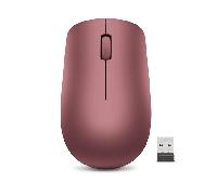 Lenovo GY50Z18990 530 - Ratón Inalámbrico de 2.4 GHz, Receptor USB Nano, 1200 dpi, Ambidiestro, Color Rojo Cereza