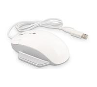 Ratón LMP 26830 USB Tipo C 6400 DPI Blanco Ergonomía Mano Derecha