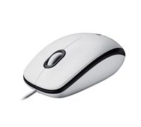 Ratón Logitech M100 Blanco USB - Comodidad y Precisión Ambidextra