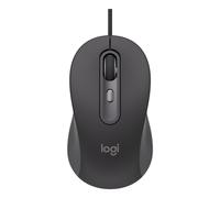 Logitech Signature Wired M520 for Business, ratón con Cable óptico, USB-C Plug and Play, Windows/Mac/Chrome/PC/portátiles - Grafito