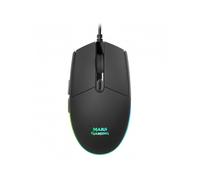 Mars Gaming MMG, Ratón Gaming Compacto 3200 dpi RGB Flow, Switches Mecánicos HUANO, Diseño Ligero Antideslizante, 6 Botones, Windows, Linux, Mac, PS4, PS5, Xbox One, Xbox Series X-S, Negro