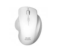 Ratón Gaming Inalámbrico Mars Gaming MMWERGO/ Hasta 3200 DPI/ Blanco