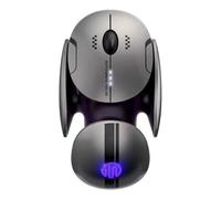 Ratón mecánico Bluetooth, recargable por USB tipo C, silencioso para oficina, indicador de batería, ratón esports nuevo