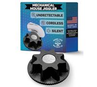 Ratón mecánico Jiggler Dispositivo indetectable - No requiere USB, no requiere software, mantiene el mouse en movimiento y la computadora despierta. El mouse inalámbrico e inalámbrico funciona durante