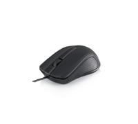 Ratón MODECOM MC-M9 USB 1000 DPI Negro agarre goma Plug and Play