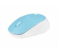 Natec Ratón Harrier 2 óptico inalámbrico 1600 DPI Bluetooth 5.1 4 botones Azul/Blanco