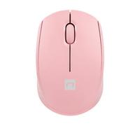 Ratón Natec inalámbrico Bluetooth USB Type-A 1600 DPI rosa ambidiestro