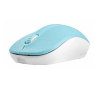 Ratón Natec NMY-1651 Bluetooth 1600 DPI Ambidiestro Azul Blanco