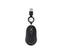 Raton Ngs Wired Sin 1000 Dpi Retractil 3 Botones Usb Color Negro