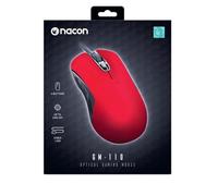 Ratón óptico de Gaming Nacon GM-110 en Color Rojo