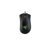 Ratón óptico ergonómico para juegos Razer DeathAdder Essential de calidad profesional con 6400 DPI ajustables (cable de nailon), color negro