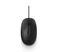 Ratón HP 125/ Hasta 1200 DPI/ Negro