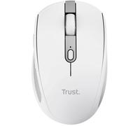 Ratón Inalámbrico por Bluetooth Trust Ozaa Compact Wireless/ Batería recargable/ Hasta 3200 DPI/ Blanco