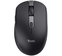 Ratón Inalámbrico por Bluetooth Trust Ozaa Compact Wireless/ Batería recargable/ Hasta 3200 DPI/ Negro
