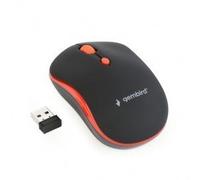 RATON OPTICO INALAMBRICO GEMBIRD NEGRO/ROJO