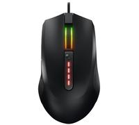 CHERRY MC 2.1, Ratón de Gaming con Cable para Diestro, Sensor Pixart 5.000 dpi, Teclas Programables, Iluminación RGB, Memoria Integrada, Negro