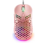MOUSE MARS GAMING MM55P DISE??O HIVE PINK 12800dpi A825PRO SWITCH HUANO SUPERFICIE PERFORADA ILUMI MM55P