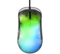 Ratón Gaming Mars Gaming MMGLOW/ Hasta 12800DPI/ Negro