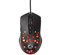 Ratón óptico para juegos USB 7200DPI RGB (negro) - NEDIS
