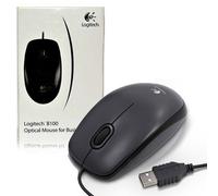 Ratón óptico USB 800 DPI Negro B100 Logitech 910 - 003357