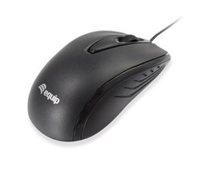Ratón Óptico USB Compacto Equip Life 1000 DPI Negro