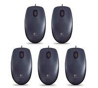 Ratón óptico USB con cable Logitech M90, color negro M90 Optische Maus